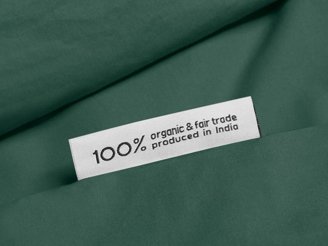 Perkal-Bettwäsche Forest Green