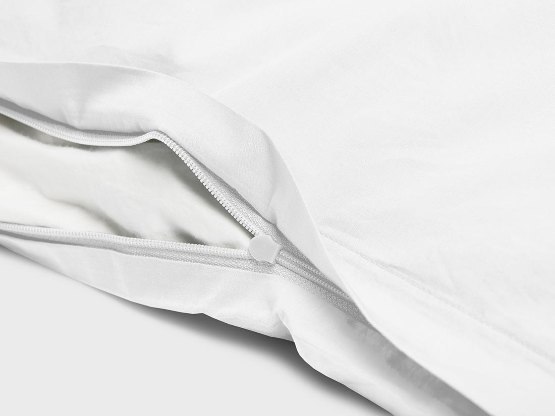 Bettwäscheset Perkal-Baumwolle Pure White