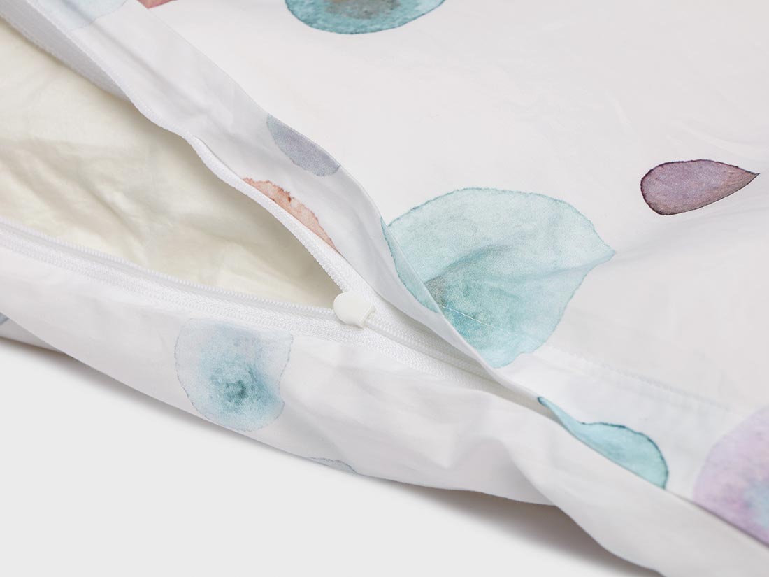 Sengesæt percale watercolor dots