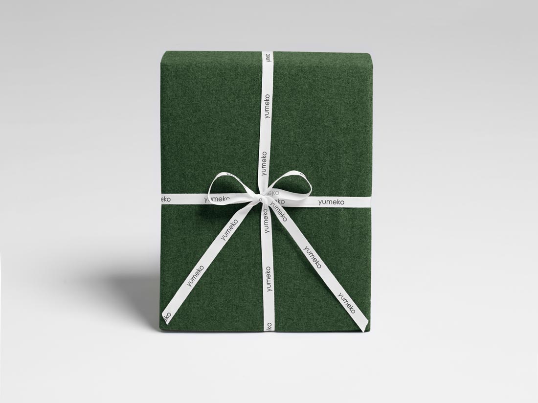 Dekbedovertrek flanel moss green