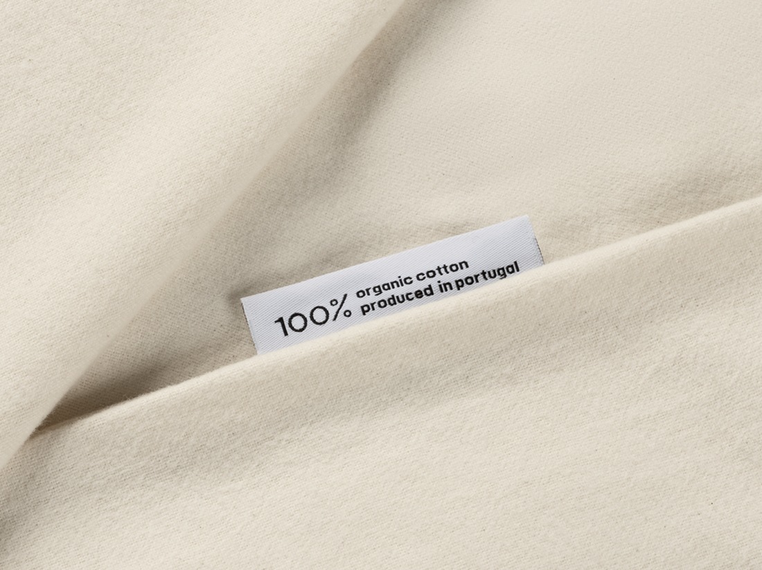 Parure de lit flanelle de coton naturel