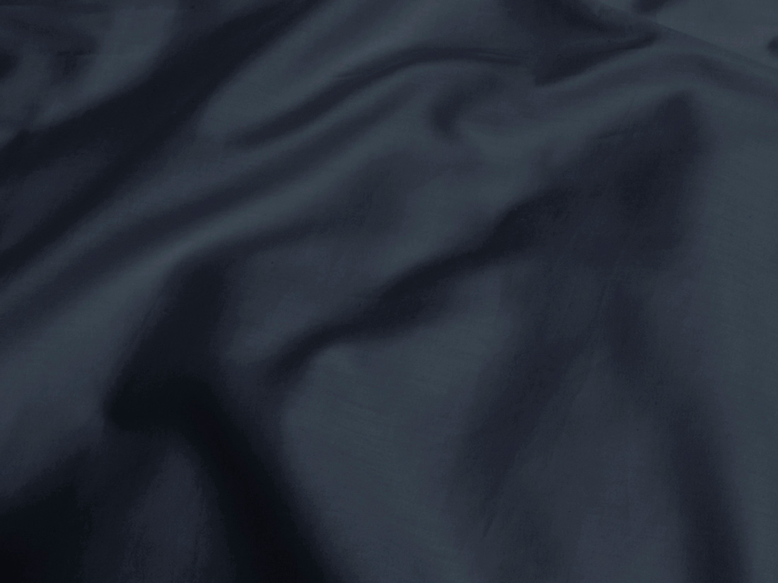 Taie d'oreiller satin de coton myrtille