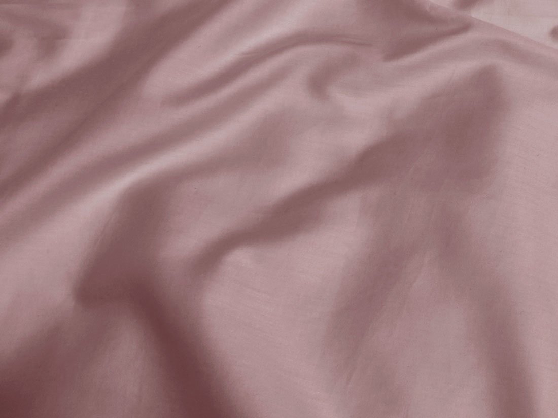 Hoeslaken katoen satijn blush rose