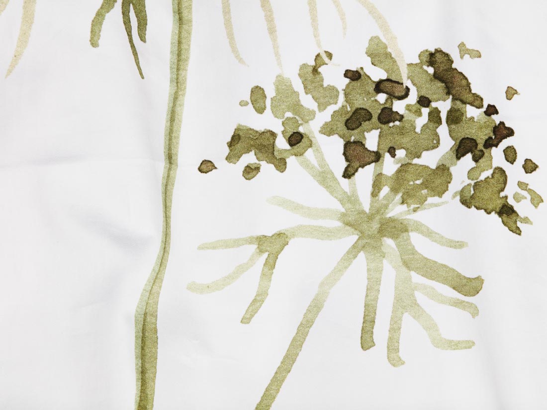 Satin-Bettwäsche Dill Flower