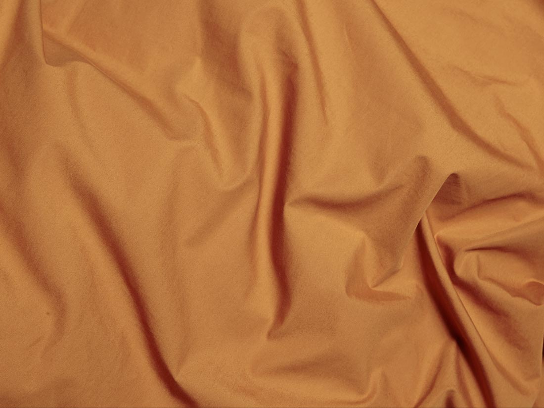 Housse de couette enfant percale de coton jaune ocre