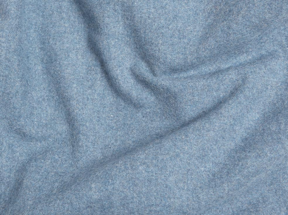Kussensloop flanel light blue