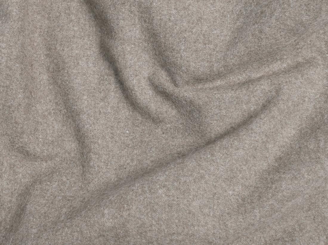 Kussensloop flanel stone brown
