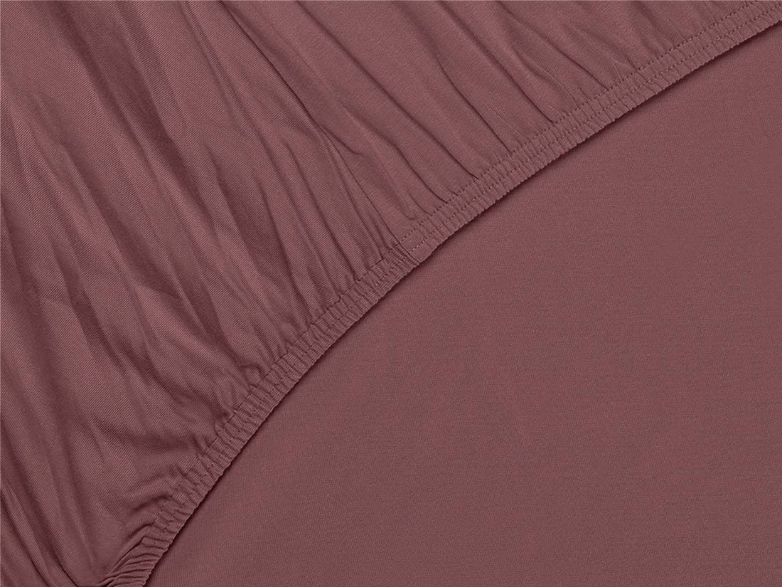 Drap-housse jersey rose du soir