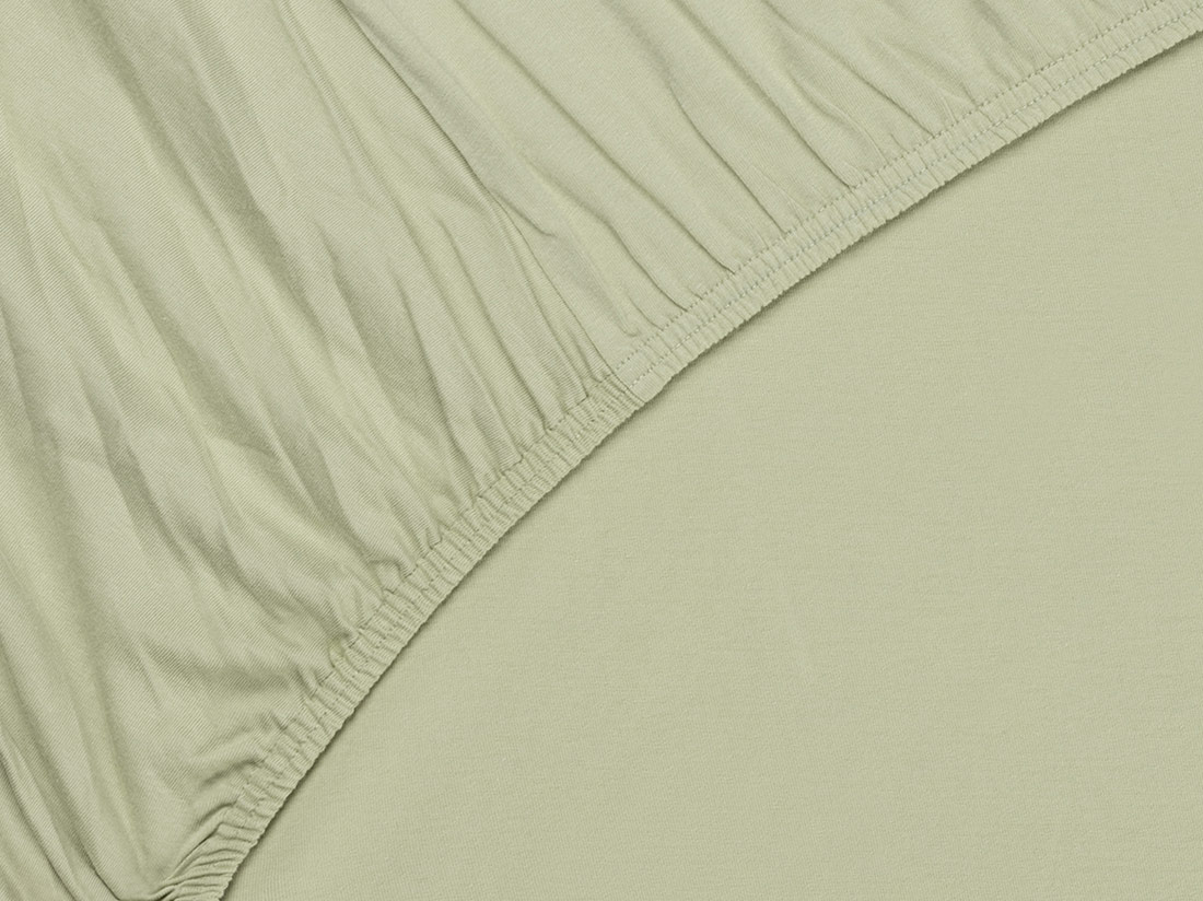 Kinderspannleintücher Baumwolljersey Pistachio Green