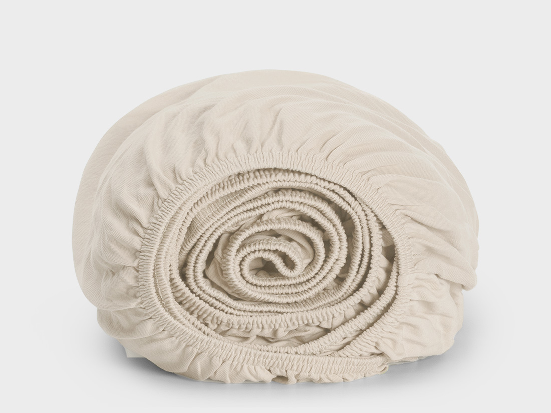 Spannleintücher Baumwolljersey Sunrise White