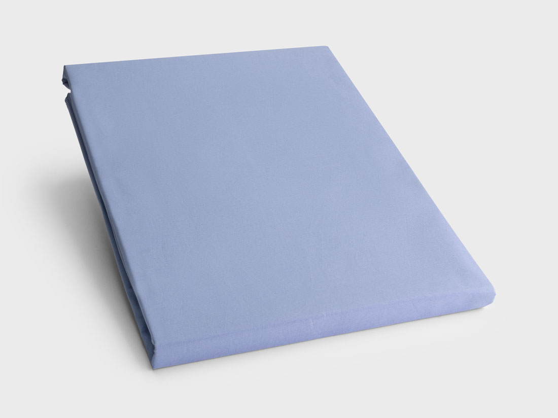 Spannleintücher Perkal-Baumwolle Serene Blue