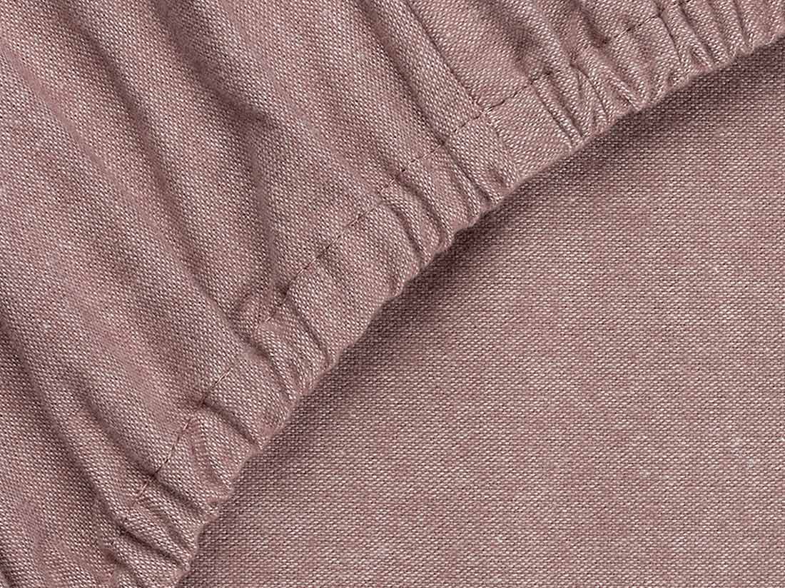 Spannleintücher Flanell Mauve Chambray