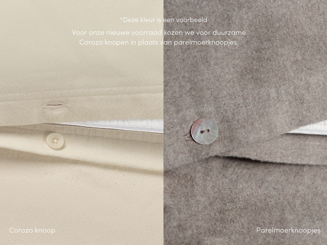 Kussensloop flanel pure white