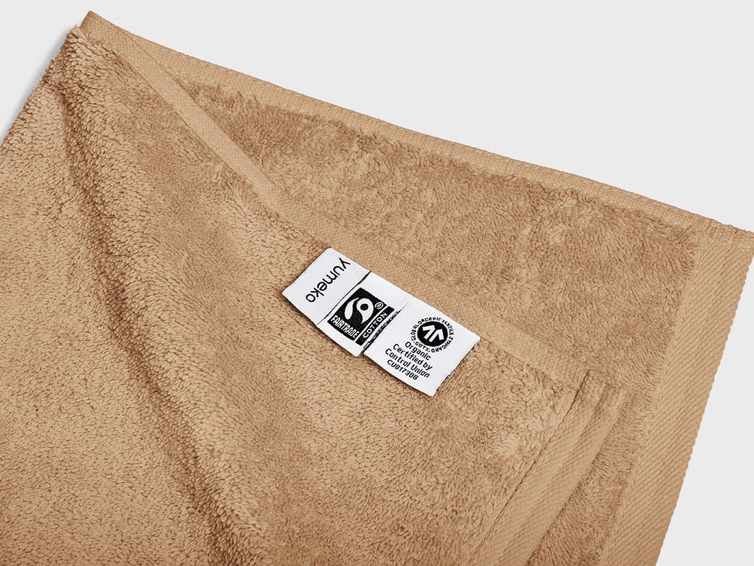 Serviette de bain terry miel 100x150 - 1 st