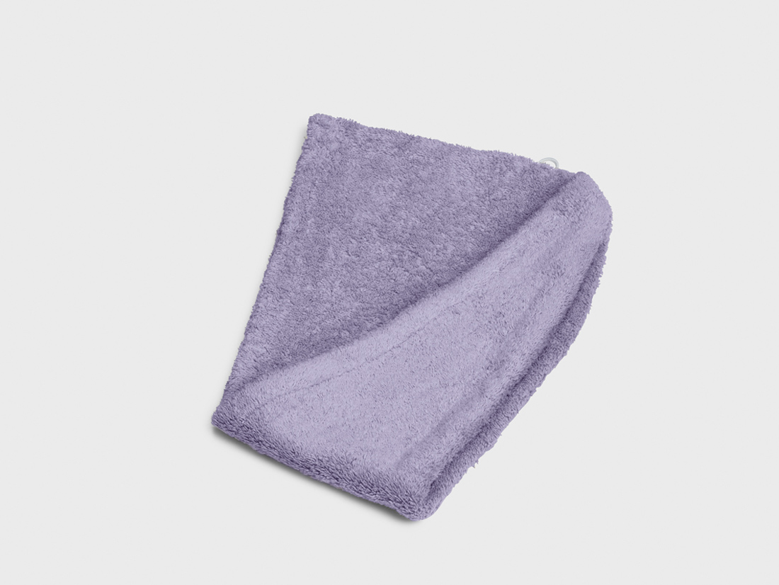 Håndklæde til håret terry lilac