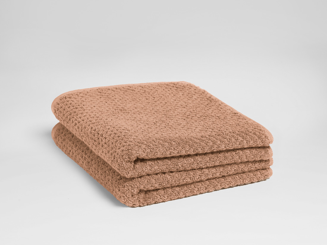 Serviettes nid d'abeille miel 50x100