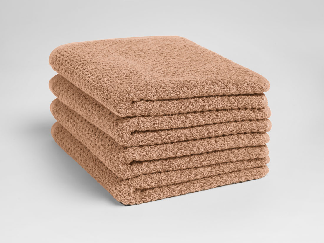 Serviettes nid d'abeille miel 50x100