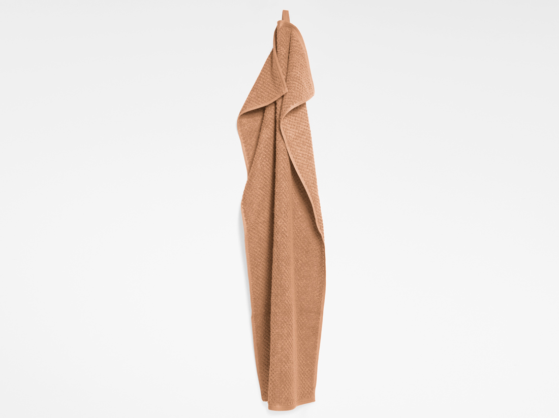 Serviettes nid d'abeille miel 50x100