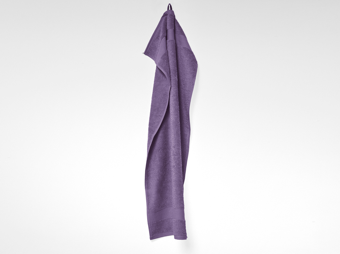 Handdoeken terry purple 50x100