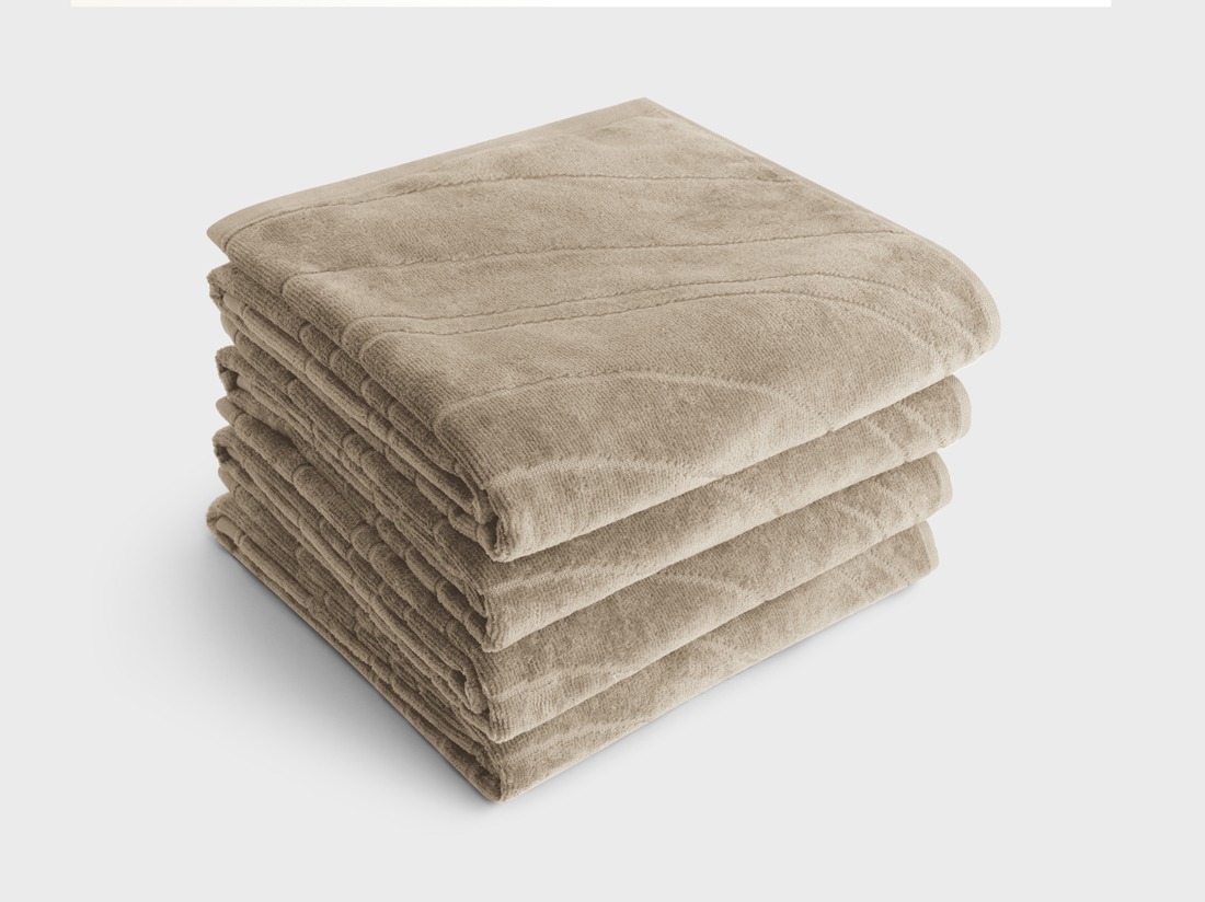 Handtücher Velours Classic Taupe 50x100