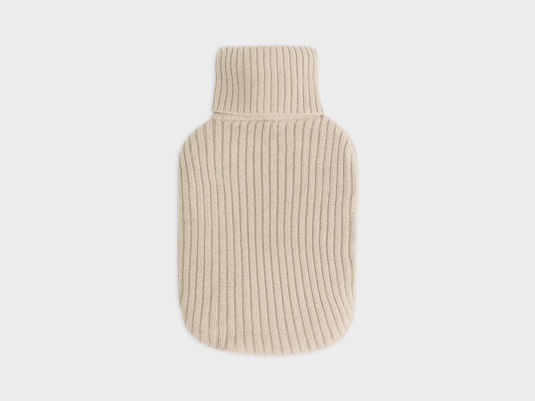 Wärmflaschenbezug Baumwolle Oat Melange 36x20