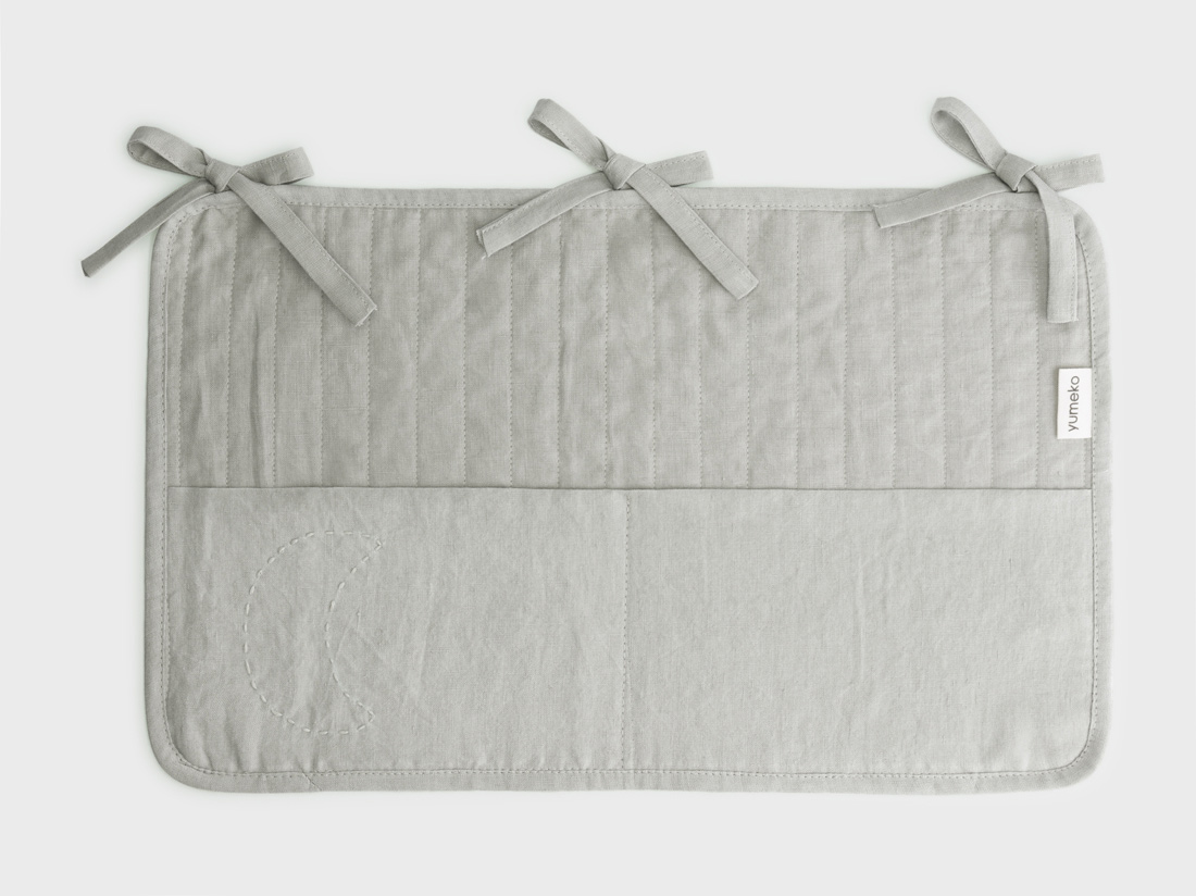 Linnen organizer misty green