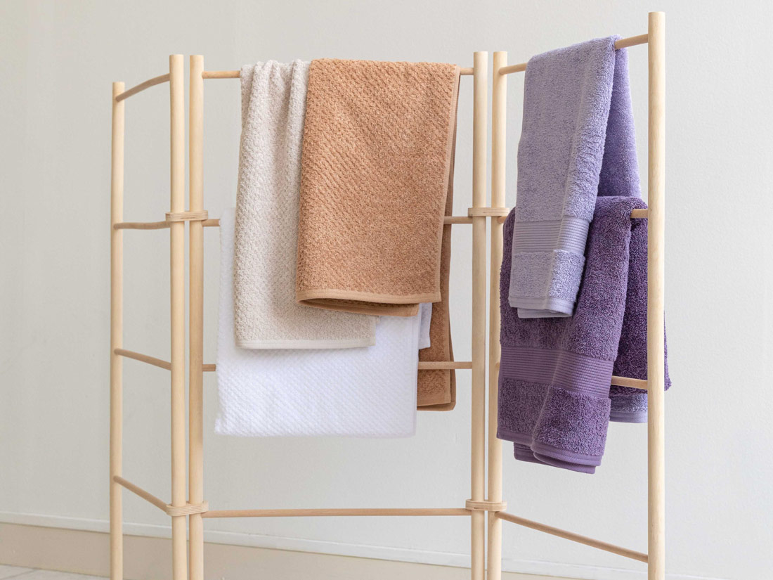 Badelagen terry lilac 100x150 - 1 st