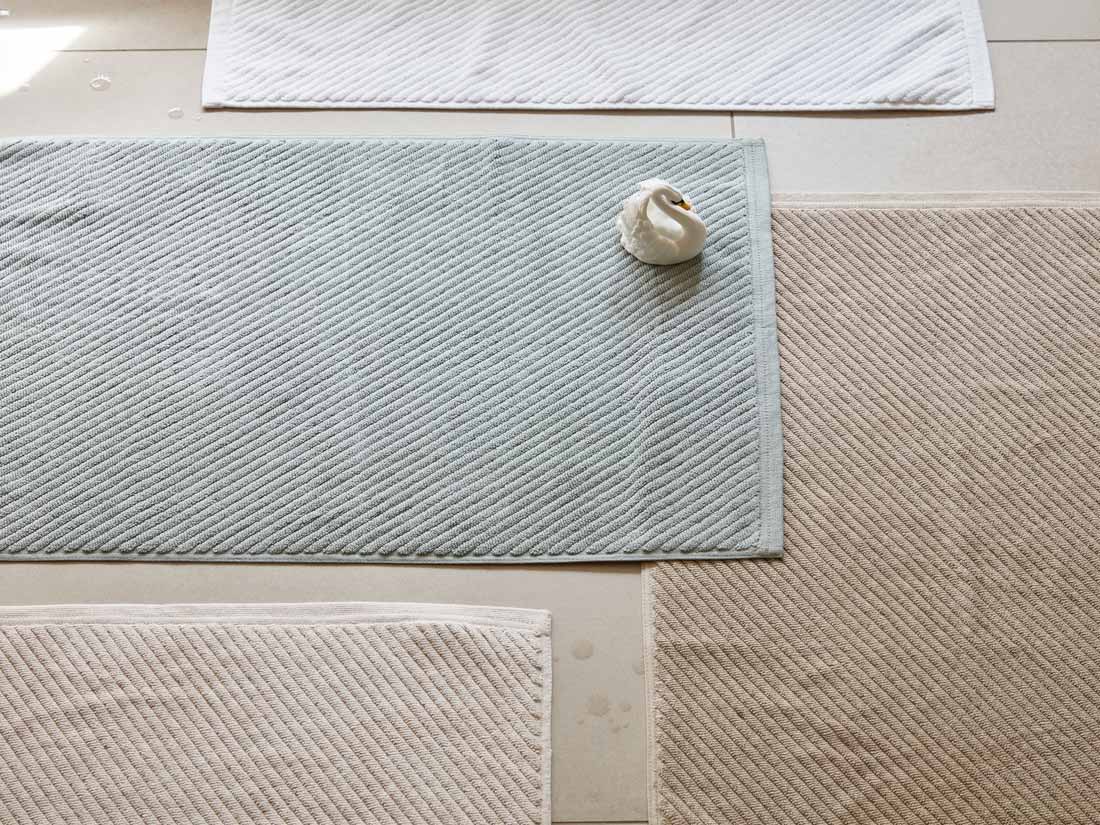 Badrumsmatta pure white 52x81