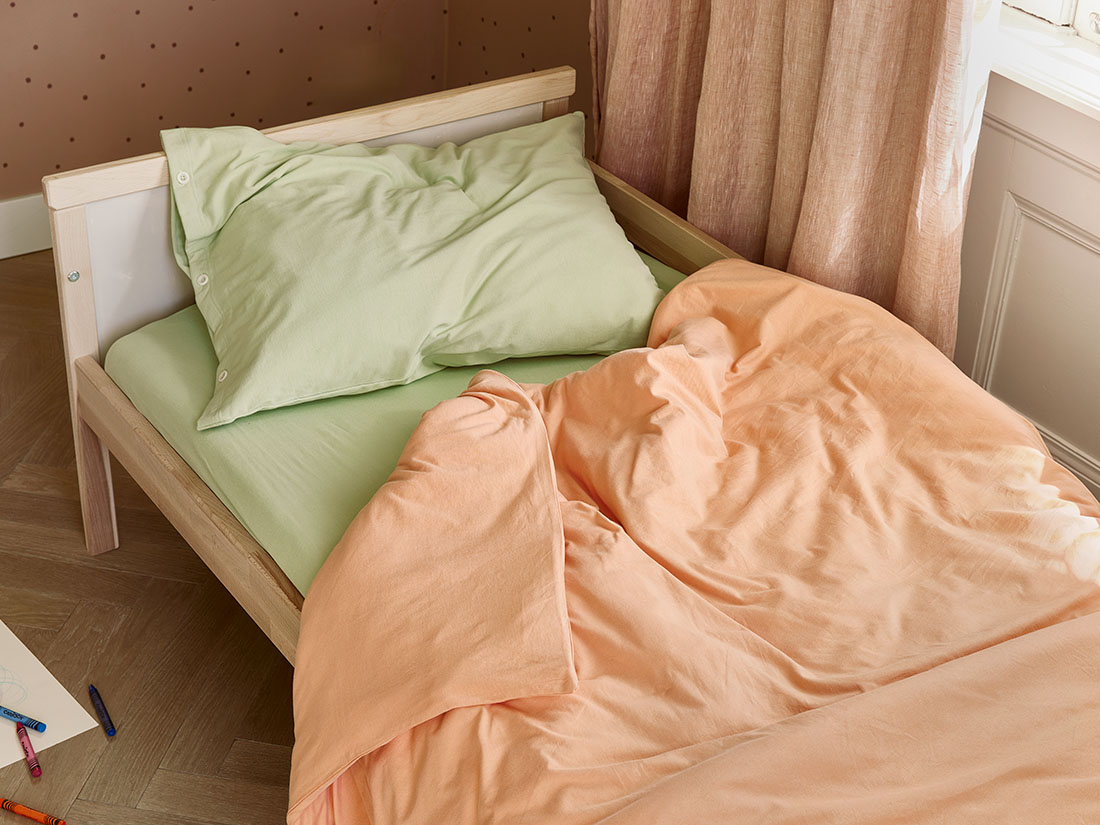 Kinderspannleintücher Baumwolljersey Pistachio Green