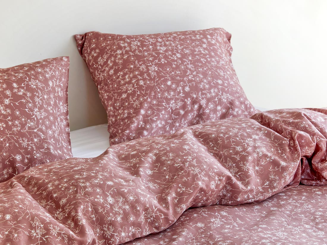 Dekbedovertrek katoen satijn fields of blush
