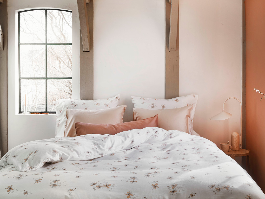 Satin-Bettwäsche Bridal Blush