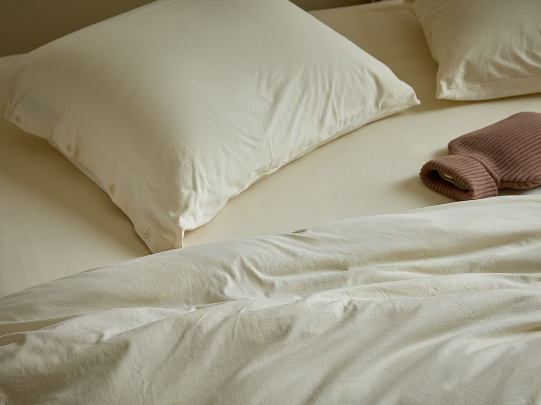 Spannleintücher Baumwolljersey Sunrise White