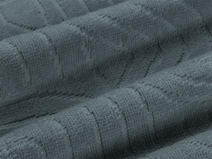 Badjas velours pebble blue