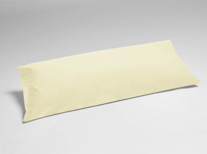 Kussensloop percal katoen pastel lemon