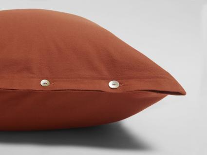 Kissenbezug Flanell Rusty Red