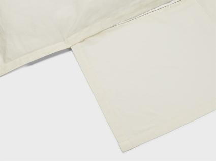 Kinderbettwäsche Baumwollsatin Warm White Botanical