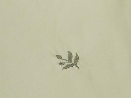 Kissenbezug Baumwollsatin Light Olive Botanical