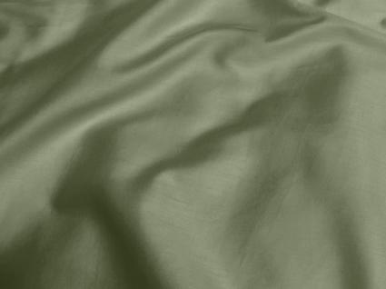 Kissenbezug Baumwollsatin Mid Olive