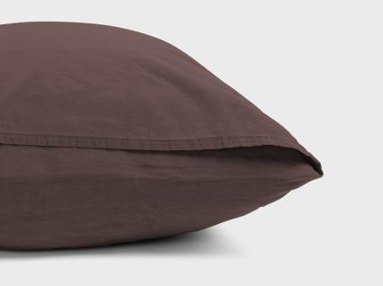 Dekbedovertrek hennep/katoen roasted brown