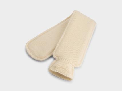 Kruikzak lang wol natural melange 73x12,5