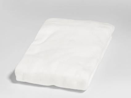 Molton topper katoen pure white