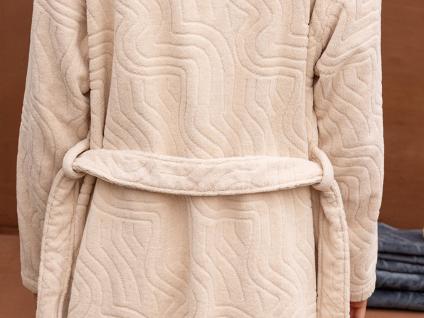 Badjas velours soft sand