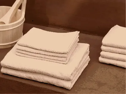 Gastendoekjes velours soft sand 30x50 - 4 st