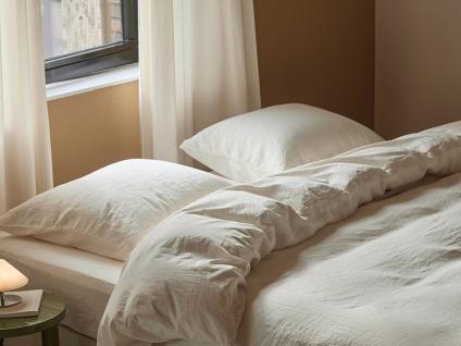 Kussensloop hennep/katoen soft cream