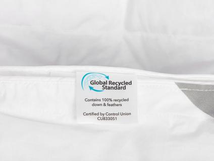 Oreiller duvet recyclé 65x65 medium