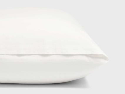 Kussensloop zijslaper percal katoen blissful white 37x160