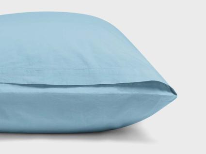 Örngott för sidosovare bomullspercale blue lagoon 37x160