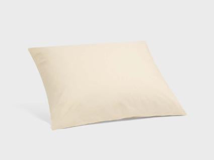 Taie d'oreiller percale de coton éclat doré