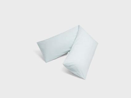 Örngott för sidosovare bomullspercale playful aqua 37x160