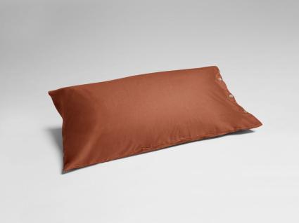 Kissenbezug Flanell Rusty Red